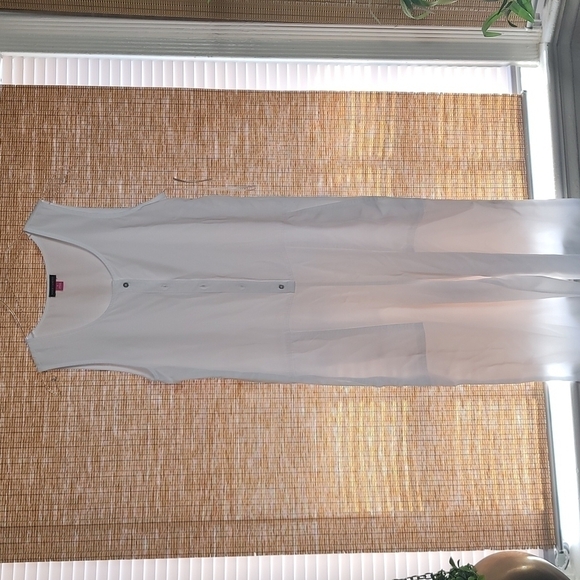 Vince Camuto Button Down Tencel Jumpsuit - Picture 3 of 8